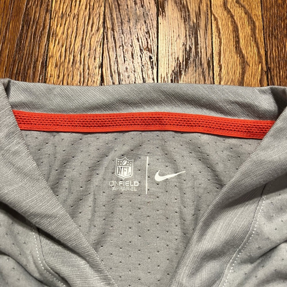 Nike On Field NFL Dri Fit T Shirt Cleveland Browns Gray Size XL - Picture 8 of 10